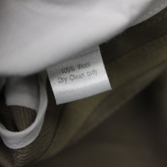 CC Filson Pants Mens 34x32 Beige Khaki 100% Wool Pleated Dress Trousers Classic - Picture 11 of 12